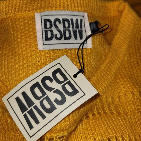 NWT BSBW Marigold Peak-a-boo Stripe Sweater Size XS - Picture 4 of 6